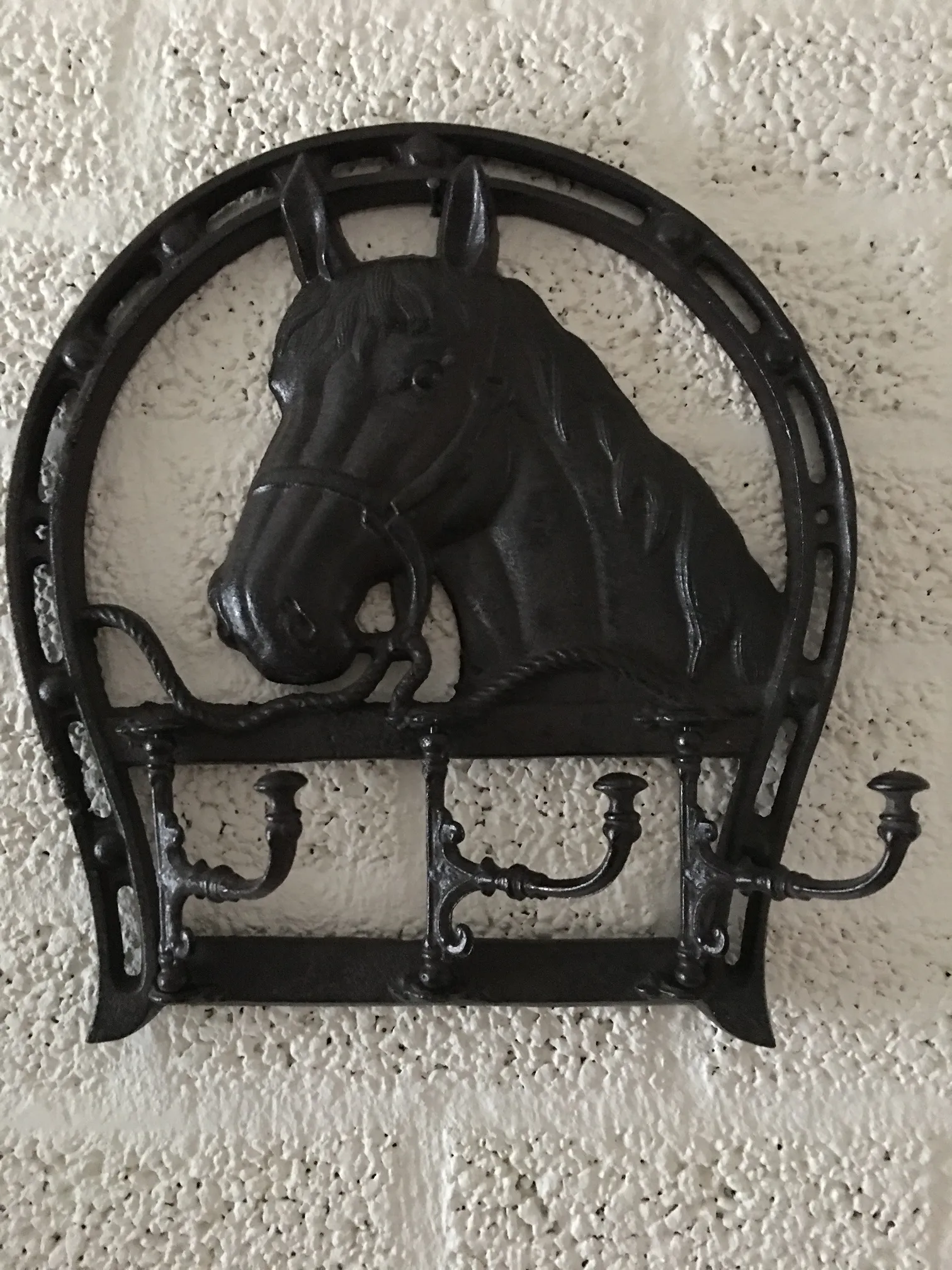 Pied en forme de tête de cheval en fonte d'aluminium pour luminaires